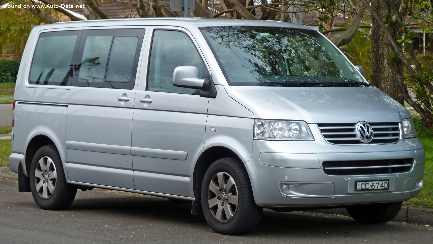 2003 Volkswagen Multivan (T5) 2.5 TDI (174 Hp) Technical