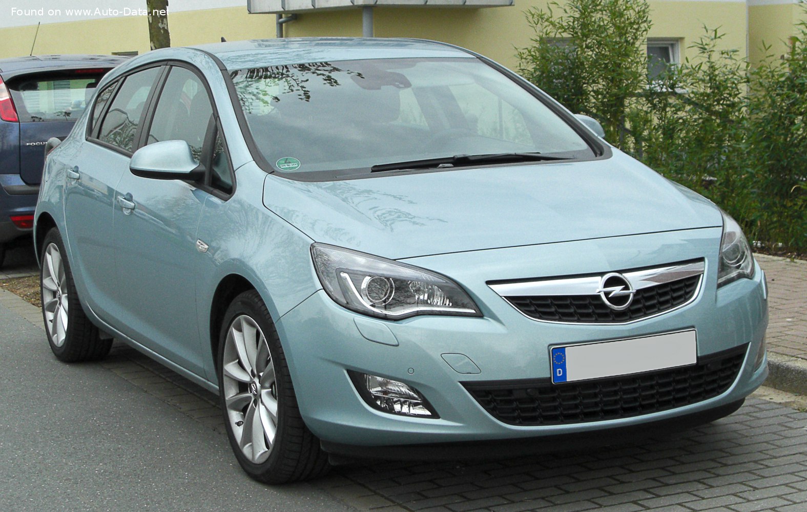2009 Opel Astra J 1.6 Turbo (180 Hp)  Technical specs, data, fuel  consumption, Dimensions