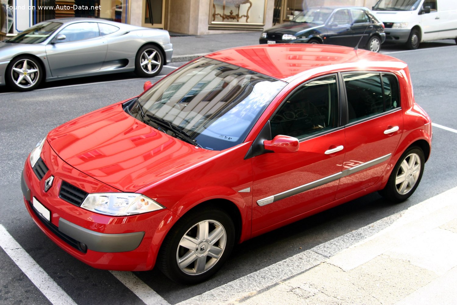 2002 Renault Megane II 2.0 16V (135 Hp)  Technical specs, data, fuel  consumption, Dimensions