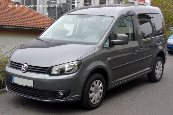 Whitney Historicus maagd 2010 Volkswagen Caddy III (facelift 2010) 2.0 TDI (140 Hp) | Technical  specs, data, fuel consumption, Dimensions