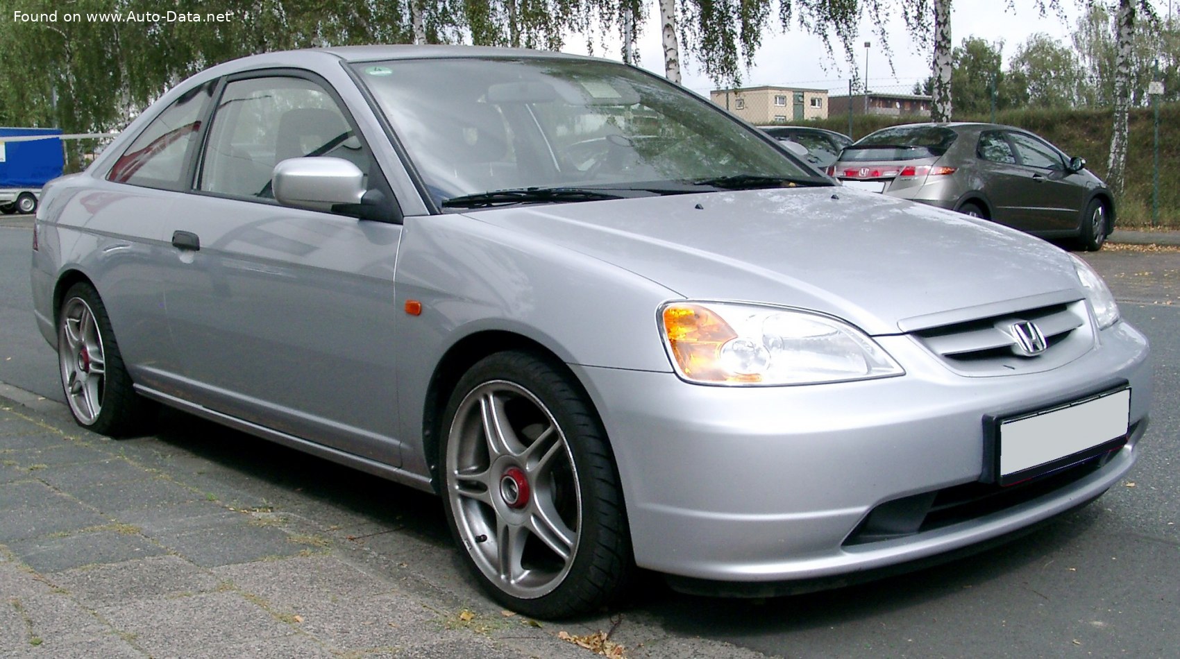 2001 Honda Civic VII Coupe 1.7i (120 Hp) Technical specs