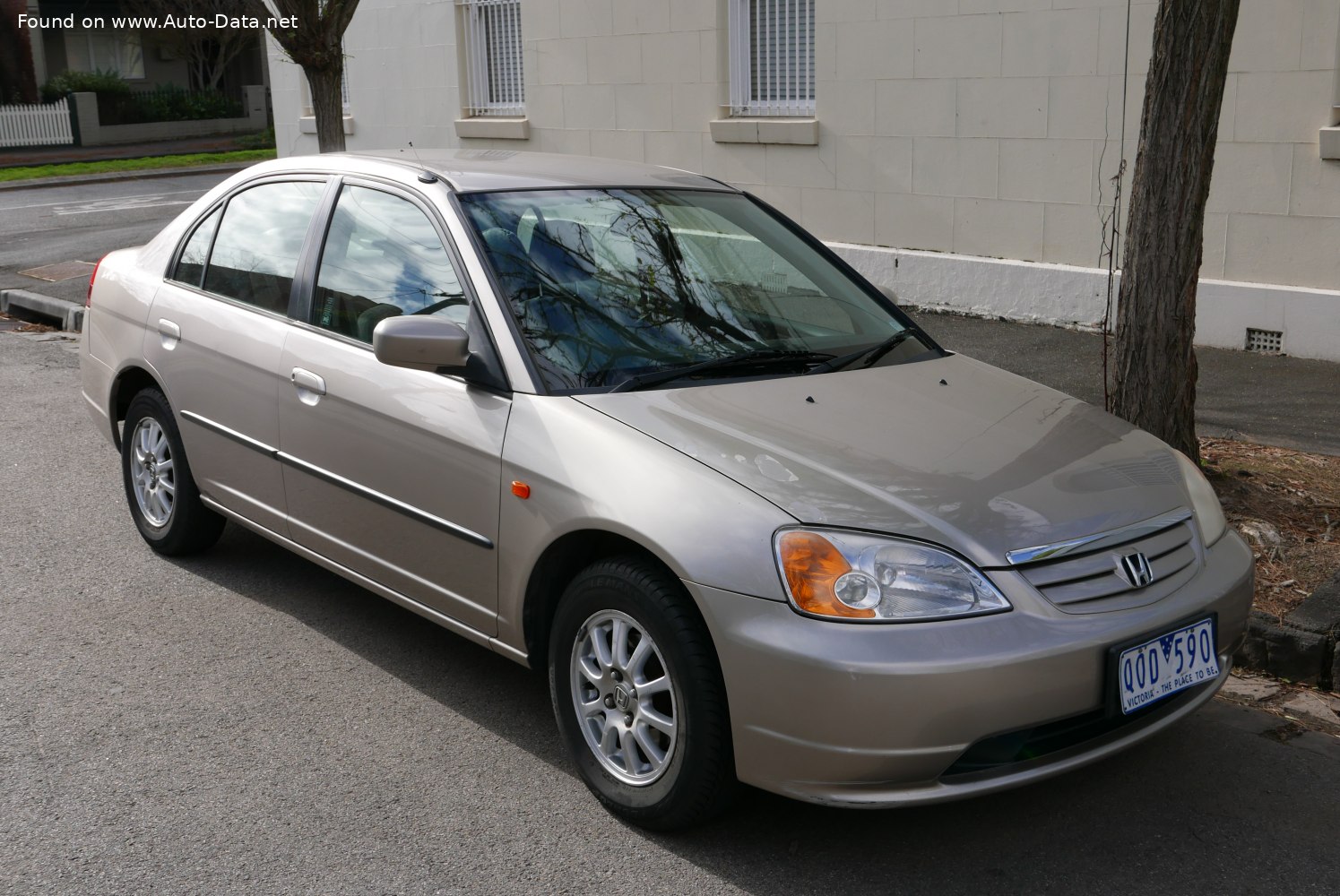 2001 Honda Civic VII Sedan 1.6i 16V (110 Hp) Technical