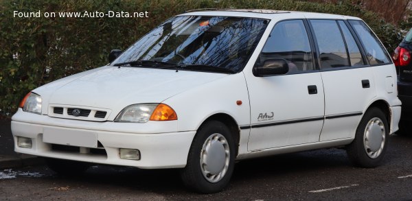 1995 Subaru Justy II (JMA,MS) - Фото 1