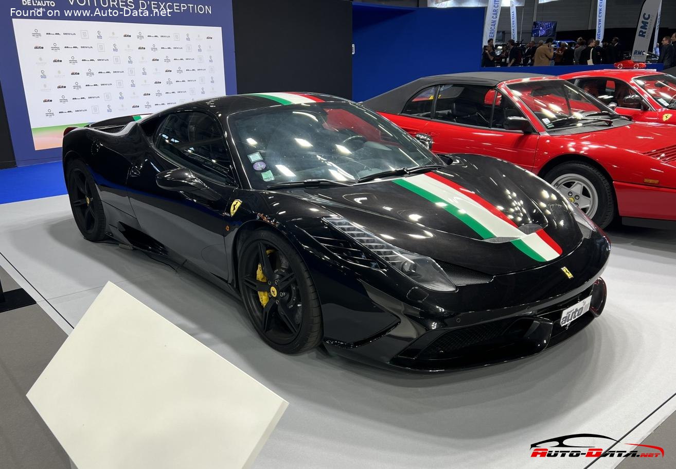 2013 Ferrari 458 Speciale 4.5 V8 (605 Hp) | specs, fuel consumption, Dimensions