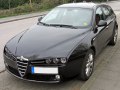 Alfa Romeo 159 - Dane techniczne, Zużycie paliwa, Wymiary