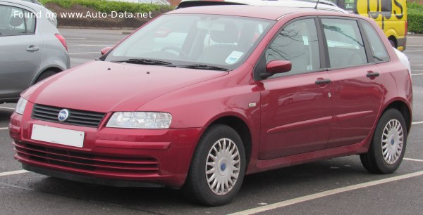 2001 Fiat Stilo (192) 1.2 16V (3 dr) (80 Hp) | Technical specs, data
