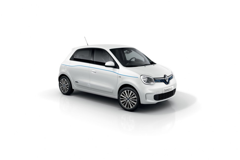 Renault Twingo Z.E. - side look, white