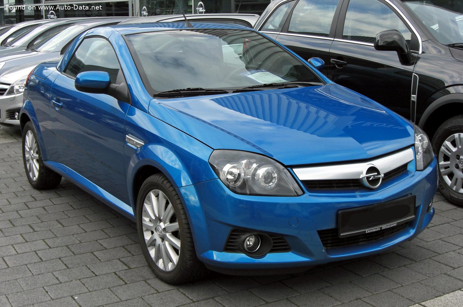 2004 Opel Tigra B TwinTop 1.4i 16V ECOTEC (90 Hp)  Technical specs, data,  fuel consumption, Dimensions