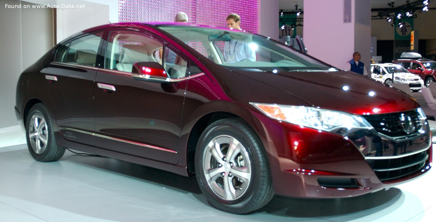 2008 Honda FCX Clarity 134 Hp CVT Technical specs data fuel consumption Dimensions