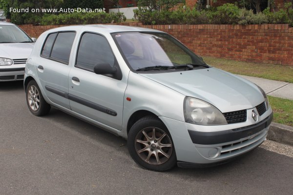 2001 Renault Clio II (Phase II, 2001) 5-door - Фото 1
