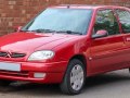 2000 Citroen Saxo (Phase II, 1999) 3-door - Технические характеристики, Расход топлива, Габариты