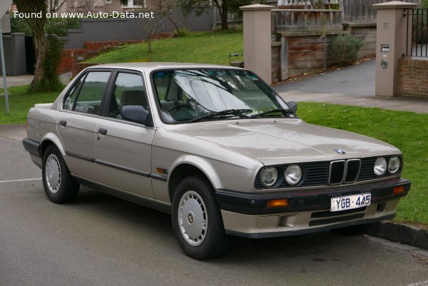 1987 BMW Seria 3 Limuzyna (E30, facelift 1987) - Fotografia 1