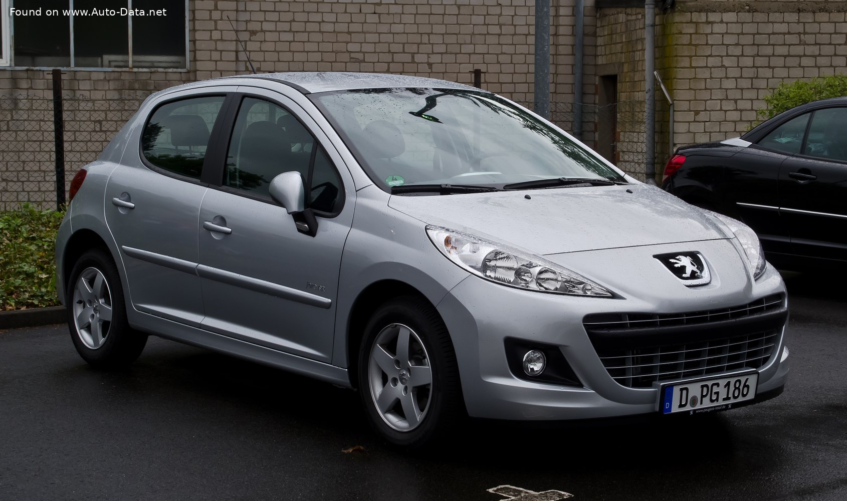 2009 Peugeot 207 (facelift 2009) 1.4 (73 Hp)  Technical specs, data, fuel  consumption, Dimensions