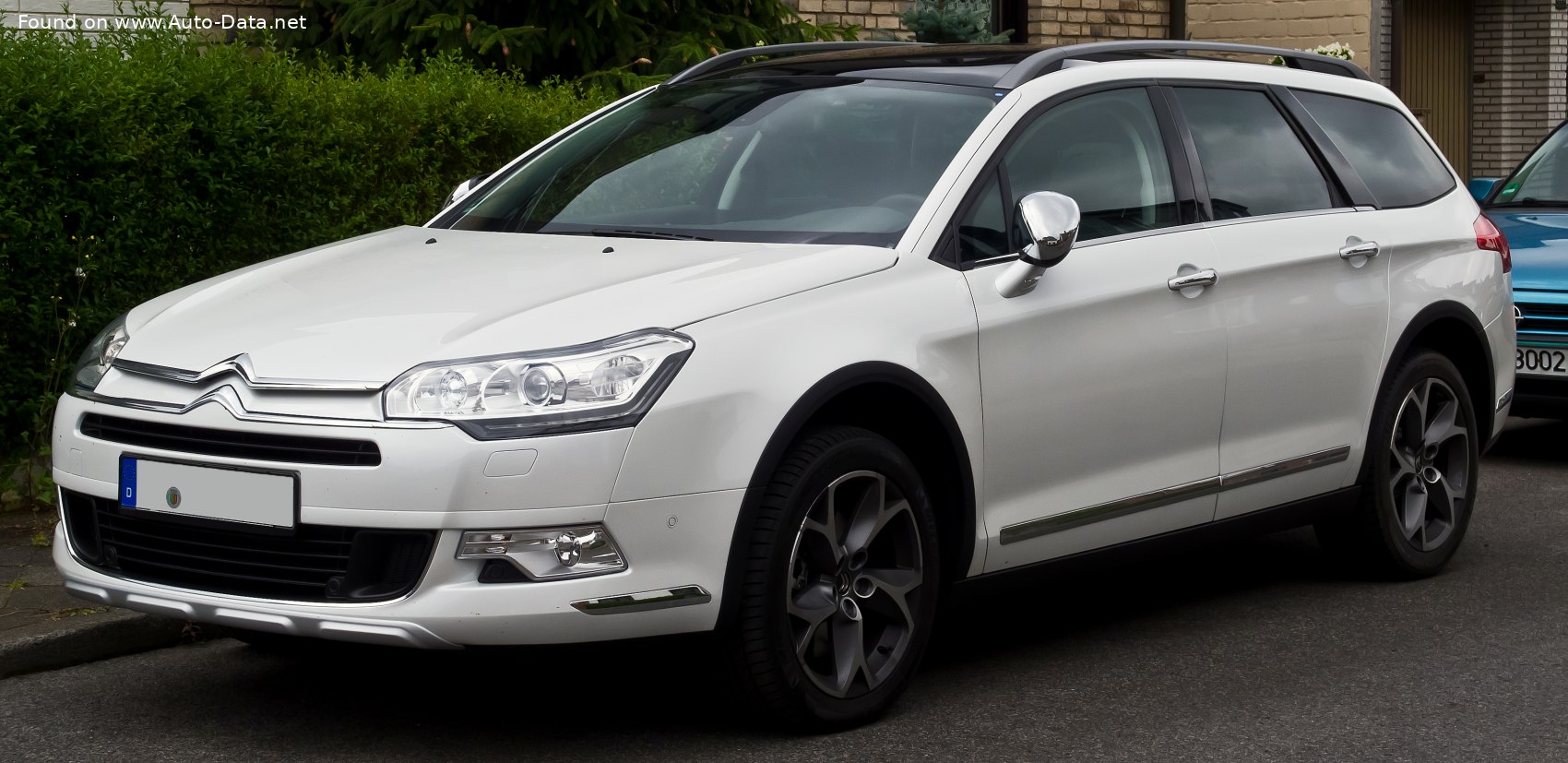 Barres De Toit Aluminium Pour Citroën C5 II Tourer (2008-2018) - Kit 2 Barres Grises - Charge 75 Kg