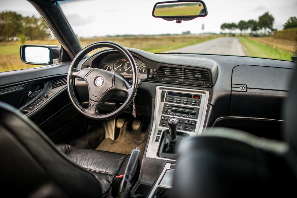 Interior of the BMW 8er car