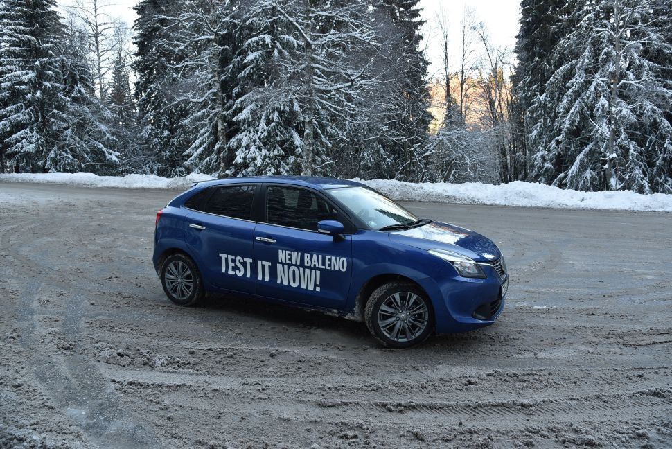 Suburban test drive of the 2015 Suzuki Baleno GLX